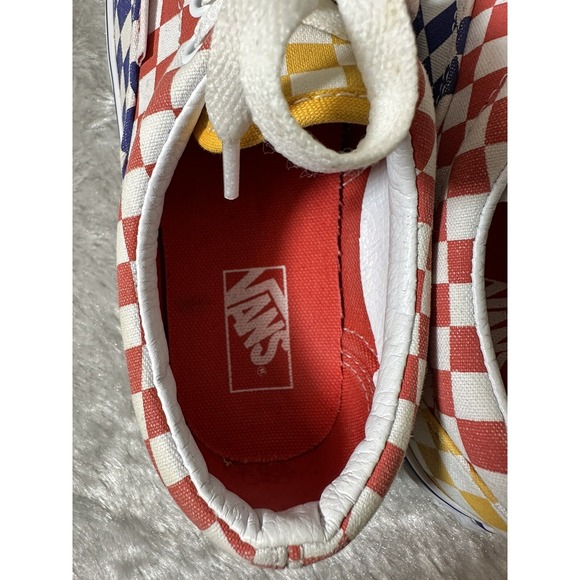 Vans Era Tri Checkerboard Multi Color Skate Sneakers Shoes Youth 4 - Picture 7 of 16